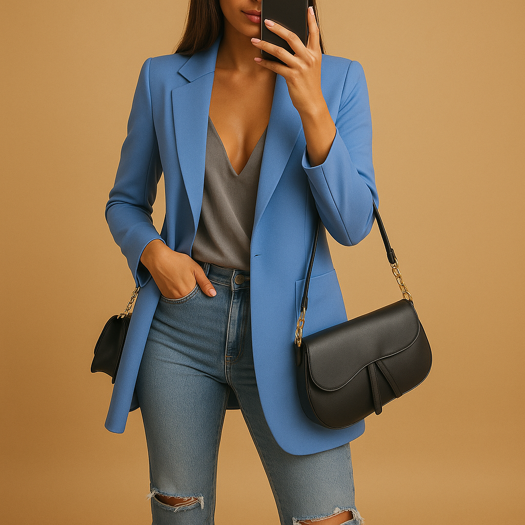 Jason & Lisa Sydney | Long and Fitted Blazer for Women